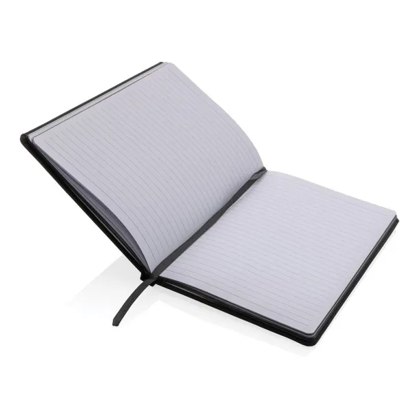  notes od GRS certificiranog RPET-a, A5 - XD Collection Crna Crna
