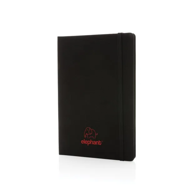  GRS certified RPET A5 notebook - XD Collection Black Black