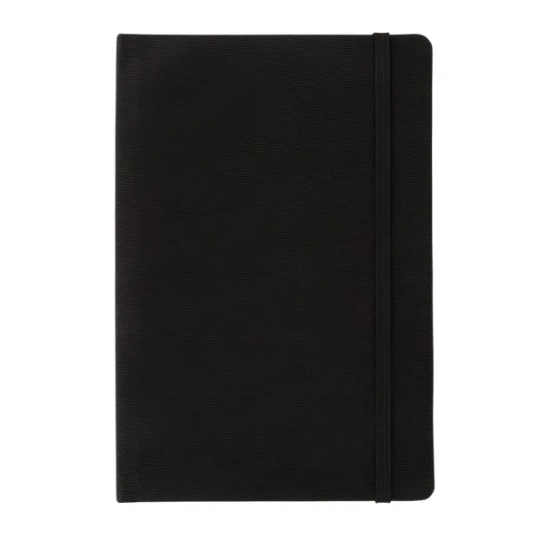  GRS certified RPET A5 notebook - XD Collection Black Black