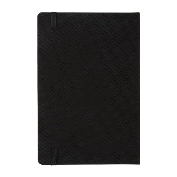  GRS certified RPET A5 notebook - XD Collection Black Black