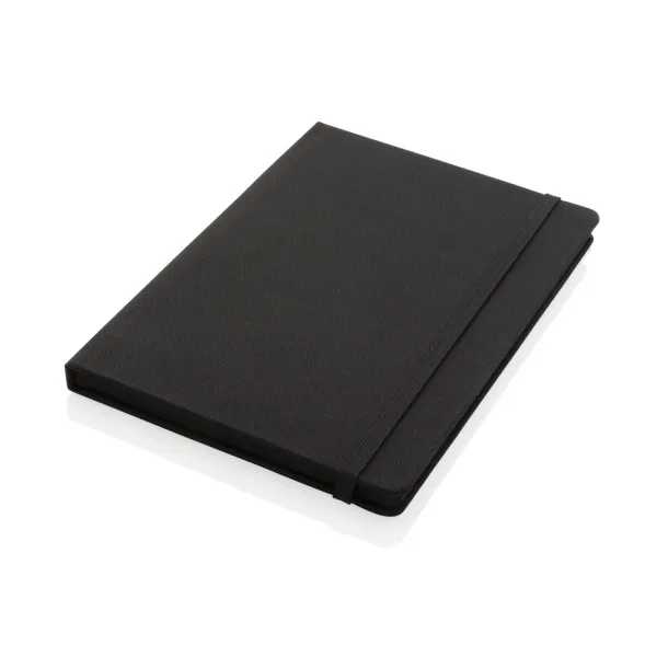  notes od GRS certificiranog RPET-a, A5 - XD Collection Crna Crna