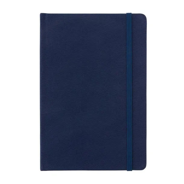  GRS certified RPET A5 notebook - XD Collection Navy Blue Navy Blue