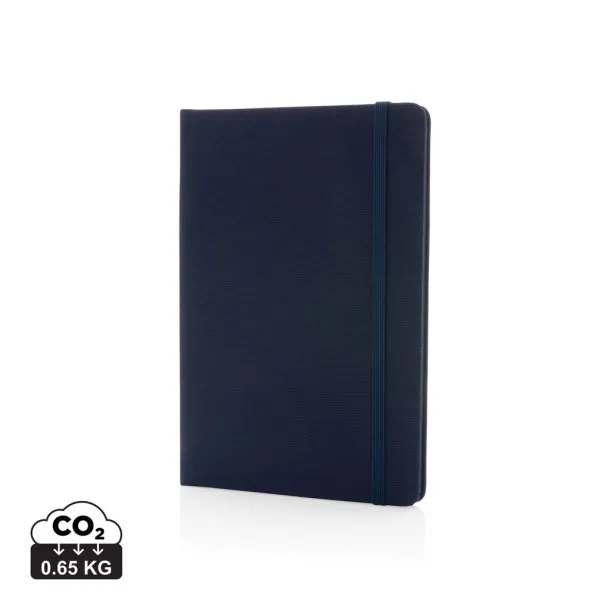  GRS certified RPET A5 notebook - XD Collection Navy Blue Navy Blue