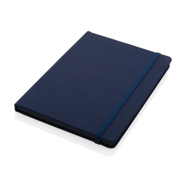  GRS certified RPET A5 notebook - XD Collection Navy Blue Navy Blue