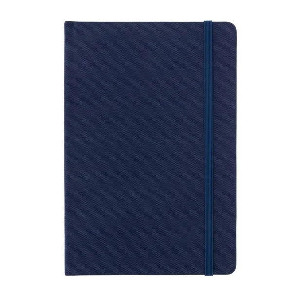  GRS certified RPET A5 notebook - XD Collection Navy Blue Navy Blue