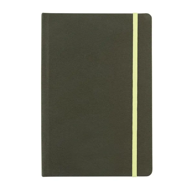  GRS certified RPET A5 notebook - XD Collection Green 579