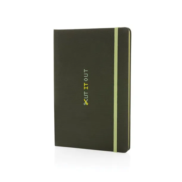  notes od GRS certificiranog RPET-a, A5 - XD Collection Zelena 579
