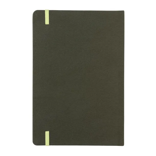  notes od GRS certificiranog RPET-a, A5 - XD Collection Zelena 579