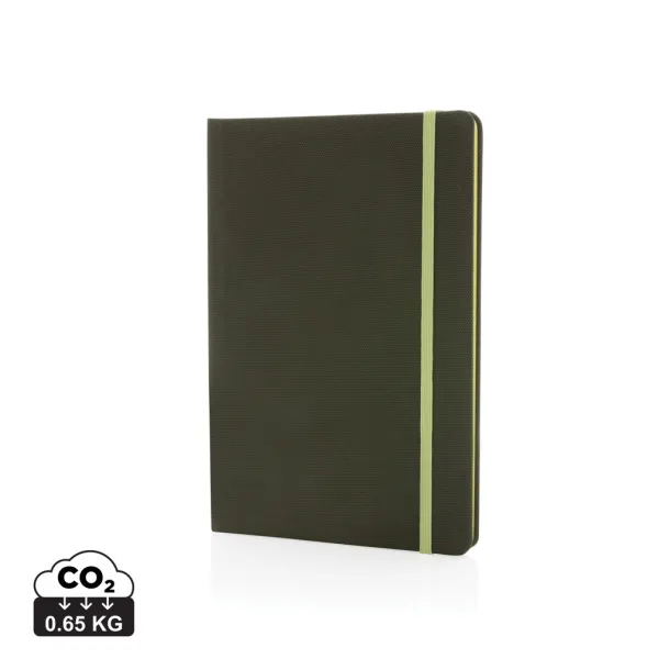  notes od GRS certificiranog RPET-a, A5 - XD Collection Zelena 579