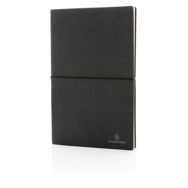  A5 recycled leather notebook - XD Collection Grey 