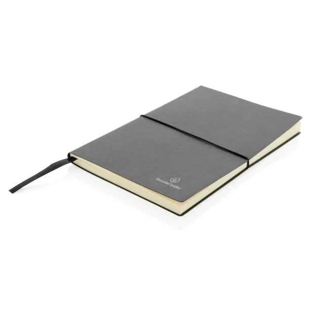  A5 recycled leather notebook - XD Collection Grey 