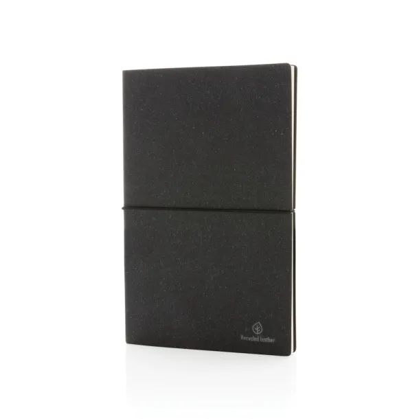  A5 recycled leather notebook - XD Collection Grey 