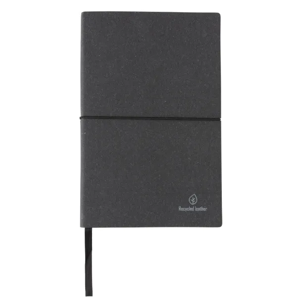  A5 recycled leather notebook - XD Collection Grey 