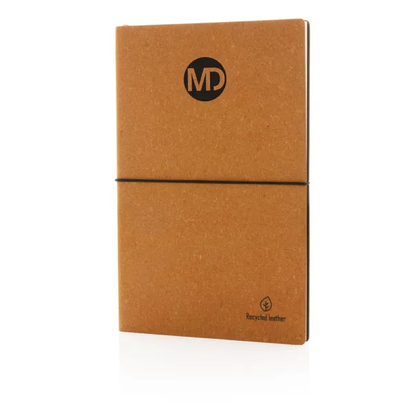  Notes od reciklirane kože, A5 - XD Collection Smeđa