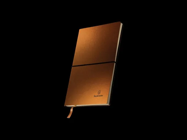  Notes od reciklirane kože, A5 - XD Collection Smeđa
