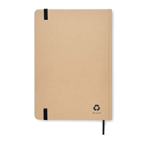 EVERWRITE notes od recikliranog kartona, A5 Crna