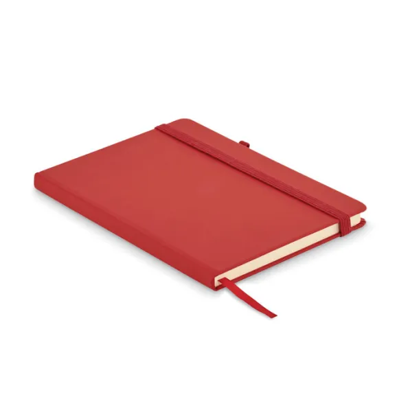 ARPU Recycled PU A5 lined notebook Red