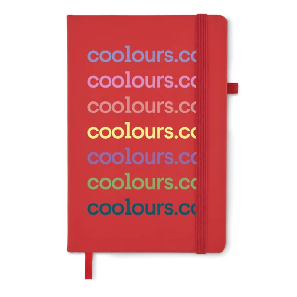 ARPU Recycled PU A5 lined notebook Red