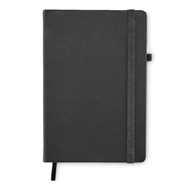 ARPU Recycled PU A5 lined notebook Black