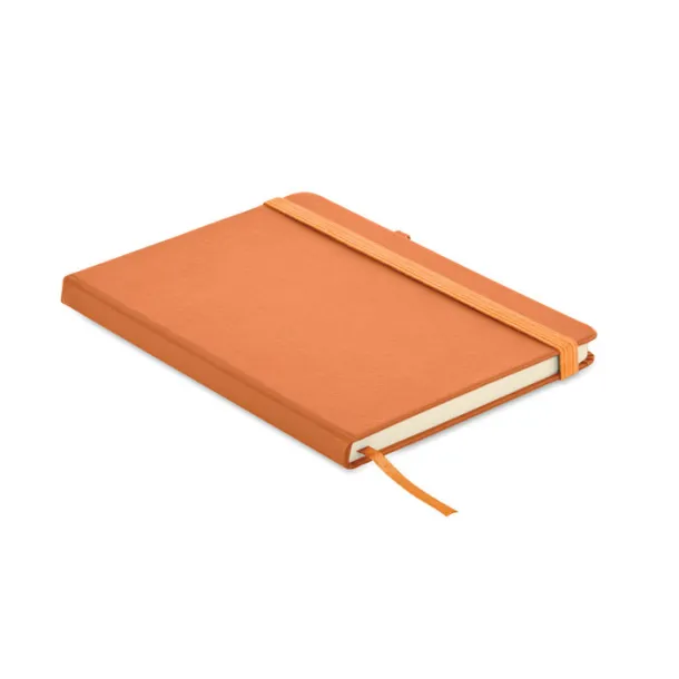 ARPU Recycled PU A5 lined notebook Orange