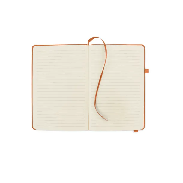 ARPU Recycled PU A5 lined notebook Orange