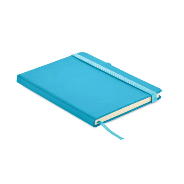 ARPU Recycled PU A5 lined notebook Turquoise