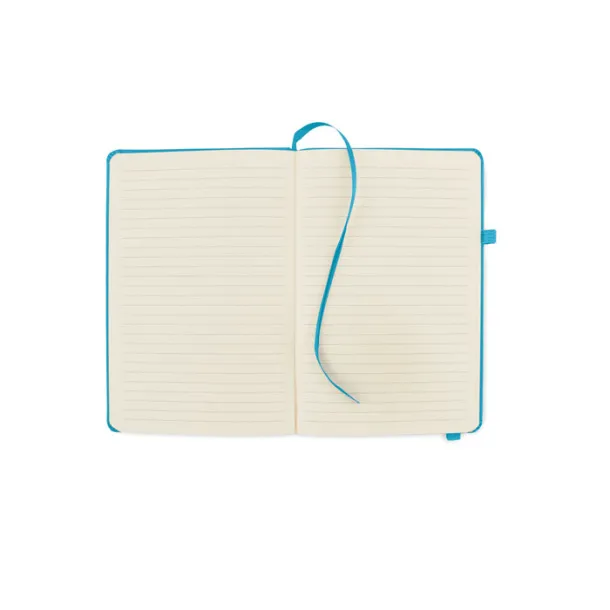 ARPU Recycled PU A5 lined notebook Turquoise