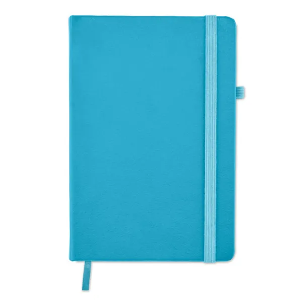 ARPU Recycled PU A5 lined notebook Turquoise