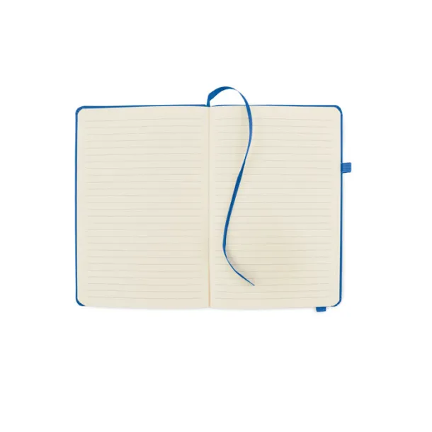 ARPU Recycled PU A5 lined notebook Royal blue