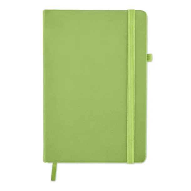 ARPU Recycled PU A5 lined notebook Lime