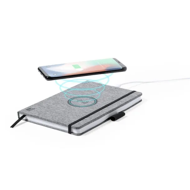  Notebook A5, wireless charger 10W graphite