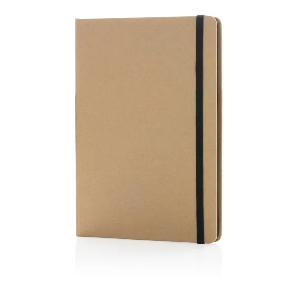  Eco-friendly A5 kraft notebook - XD Collection Black 