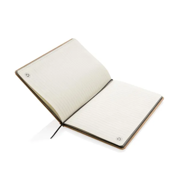  Notes s ekološki prihvatljivom kraft koricom, A5 - XD Collection Crna