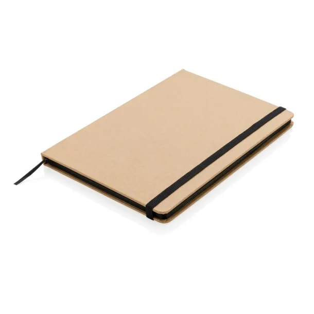  Eco-friendly A5 kraft notebook - XD Collection Black 