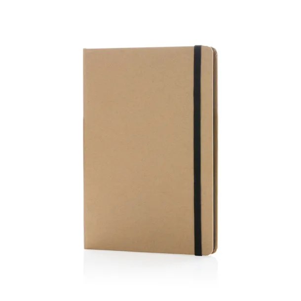  Eco-friendly A5 kraft notebook - XD Collection Black 