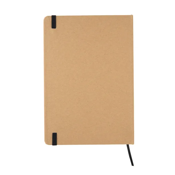  Eco-friendly A5 kraft notebook - XD Collection Black 