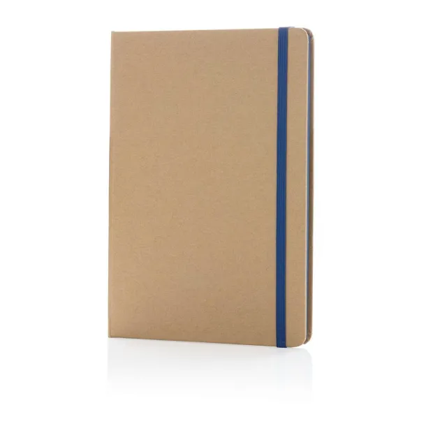  Eco-friendly A5 kraft notebook - XD Collection Blue 