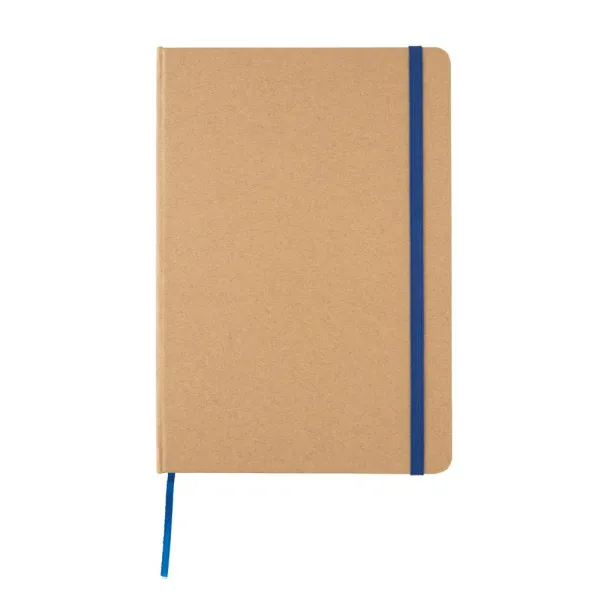  Eco-friendly A5 kraft notebook - XD Collection Blue 