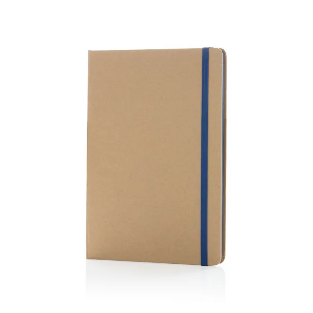  Eco-friendly A5 kraft notebook - XD Collection Blue 