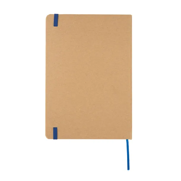  Eco-friendly A5 kraft notebook - XD Collection Blue 