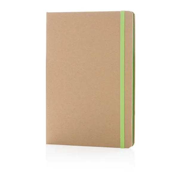  Eco-friendly A5 kraft notebook - XD Collection Green 