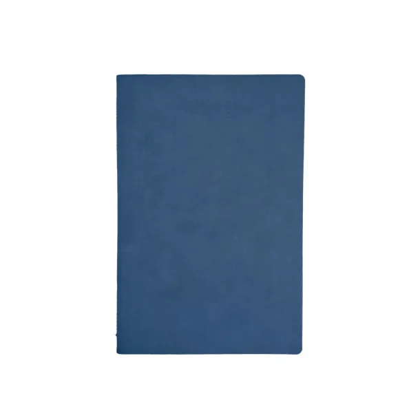 NUBUCK ECO A5 notebook with flexible covers Royal blue