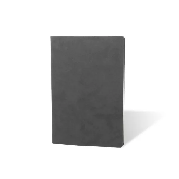 NUBUCK ECO A5 notebook with flexible covers Gray