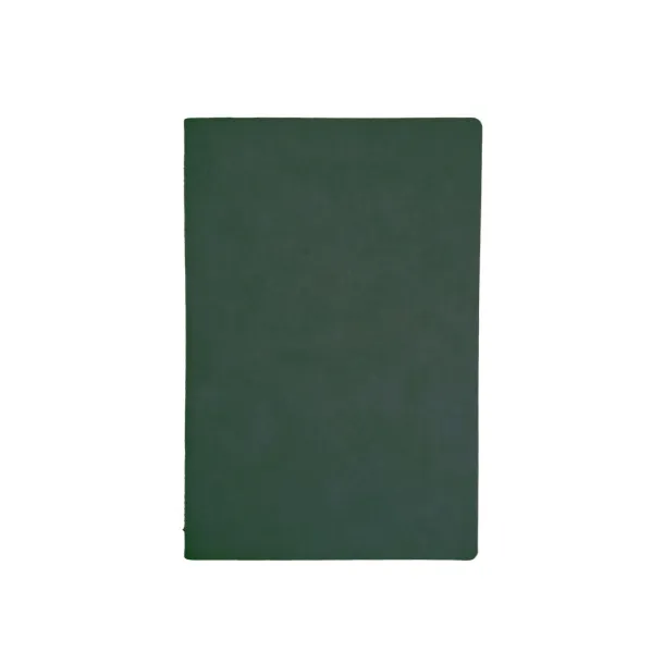 NUBUCK ECO A5 notebook with flexible covers Green