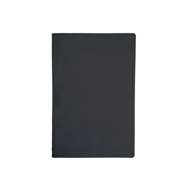 NUBUCK ECO A5 notebook with flexible covers Black