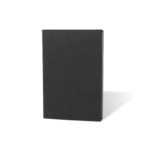 NUBUCK ECO A5 notebook with flexible covers Black