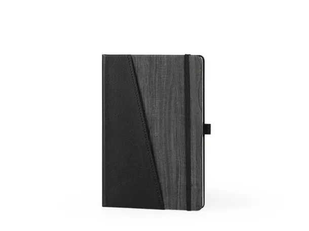 ONTARIO NOTE A5 notebook with elastic band - PRO BOOK Black