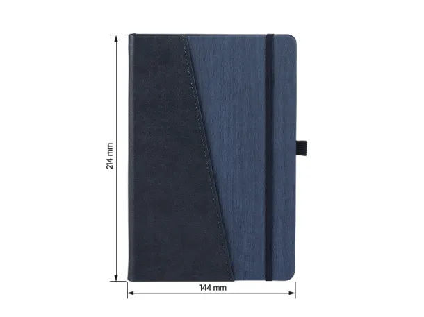 ONTARIO NOTE A5 notebook with elastic band - PRO BOOK Blue