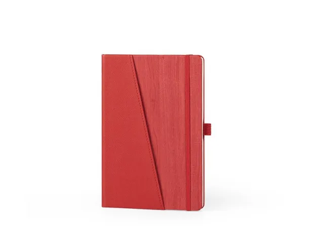 ONTARIO NOTE A5 notebook with elastic band - PRO BOOK Red