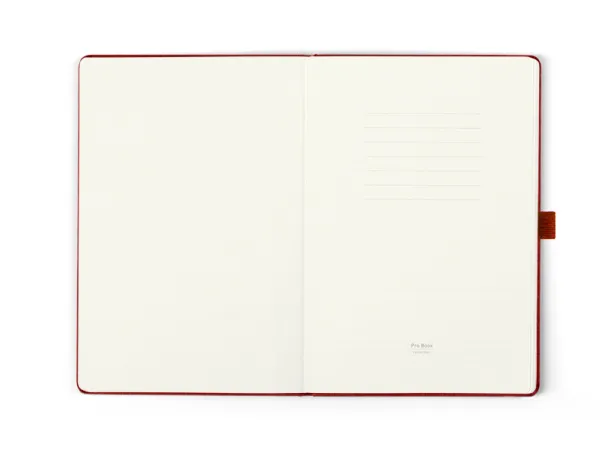 ONTARIO NOTE A5 notebook with elastic band - PRO BOOK Red